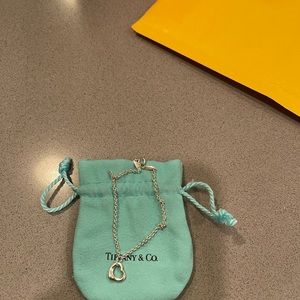 Authentic Tiffany heart bracelet